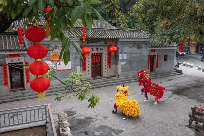 雄狮少年传承非遗文化 舞动青春弘扬醒狮精神