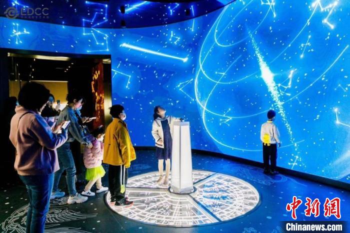 苏州湾数字艺术馆《灵境——未来灵感世界》展览。　苏州湾数字艺术馆供图