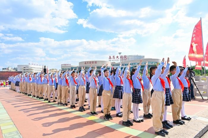 第七届聂耳音乐周在云南玉溪开幕 千人合唱《歌唱祖国》