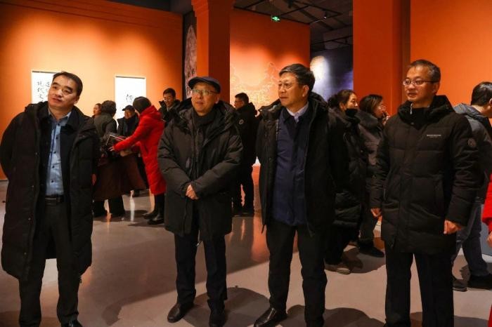 中国石窟寺书画艺术展在云冈石窟博物馆开展