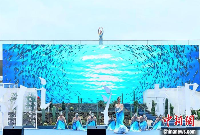 首届中国·霞浦海洋诗会现场。 吕巧琴 摄 首届中国·霞浦海洋诗会现场。 吕巧琴 摄