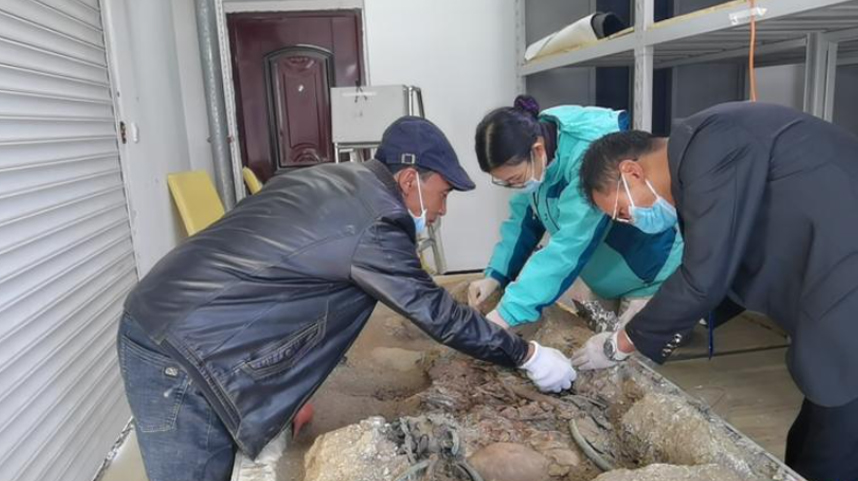 西藏考古首次实现千年吐蕃墓葬整体搬迁