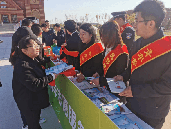 内蒙古兴安盟：“反邪教宣传校园行”志愿者服务活动
