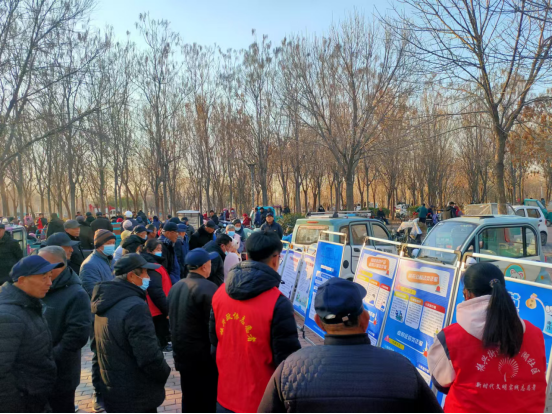 山东茌平：元旦前开展反邪教宣传进大集活动