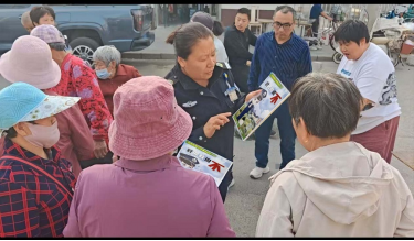 北京顺义公安分局组织开展多场反邪教宣传进社区活动