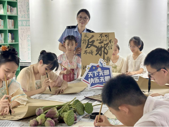 浙江绍兴：“荷”力反邪，平安一夏——诸暨市暨阳街道多元融合深化反邪宣传