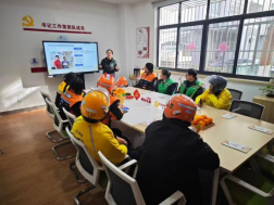 上海市浦东新区开展新就业群体反邪教宣传活动