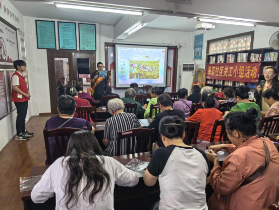 广西柳州：开展胸针手工制作暨反邪教宣传活动