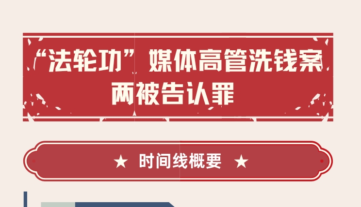“法轮功”媒体高管洗钱案两被告认罪