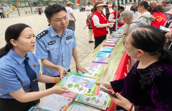 甘肃酒泉：肃州区阳关路社区深耕网格反邪  绘就社区平安底色