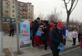 北京市房山区在“两会”前积极开展反邪教宣传活动