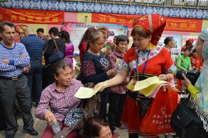 广西各地依托“壮族三月三”节庆开展反邪教宣传