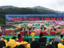 河南商城县借力插秧节开展反邪教宣传（图）