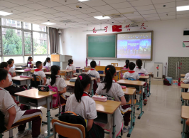 天津市和平区暑期前在学生中开展反邪教宣传