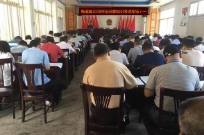 广西资源县在农村开展反邪教宣传