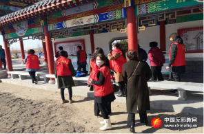 吉林双辽市利用文化长廊开展反邪教宣传