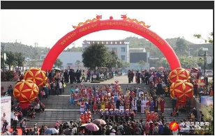 广西象州县借民俗活动宣传反邪教