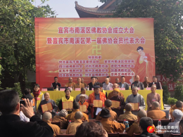 宜宾市南溪区反邪教协会佛教分会成立