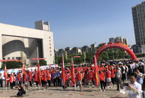 抚州市在“综治宣传月”开展反邪教宣传