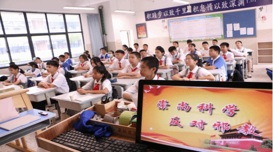 崇尚科学 反对邪教 广东盐田区校园反邪教主题宣传活动再发动
