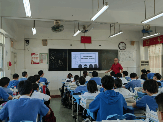 广东宝安：筑牢校园反邪教根基