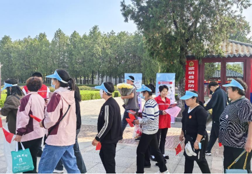 山东蒙阴：反邪教警示教育宣传走进红色孟良崮