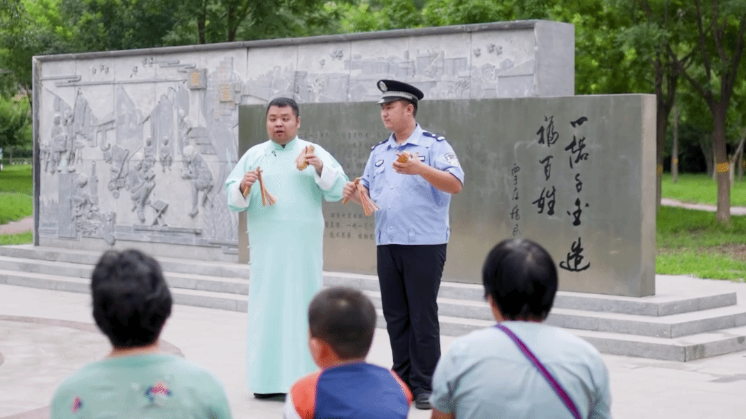 民警快板宣传反邪教