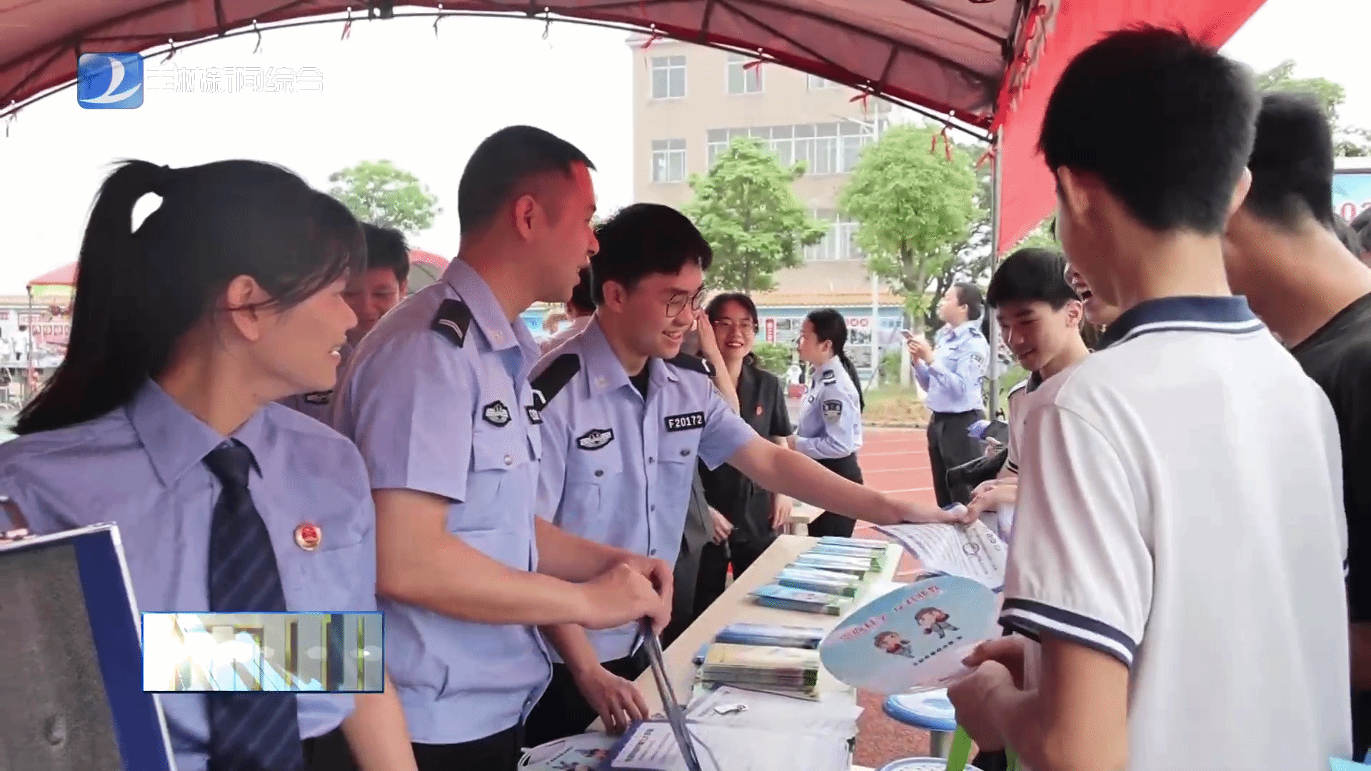 广西玉林市福绵区结合民族团结进步教育主题实践开展反邪教网宣直播活动